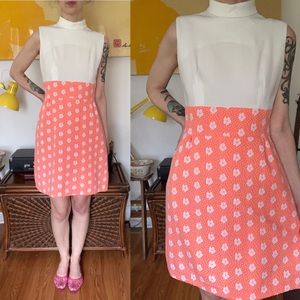 Vintage 60s floral mod dress